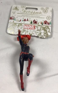 Captain Marvel Sketchbook Christmas Ornament - Picture 1 of 2