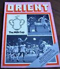 Orient  V  Gillingham 1982-83