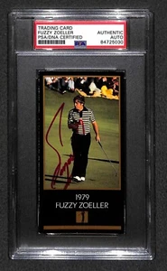 Fuzzy Zoeller "1979 Masters" 1993 Grand Slam Champions Golf Signed Card PSA (RC) - Picture 1 of 2