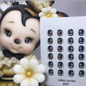 EYE STICKERS 3D-OJITOS DIEGO DUTRA, VANESA LAURINI ,LENSES,WINGS,COLD PORCELAIN - Picture 1 of 105