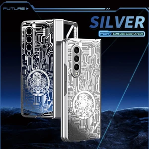 Custodia cellulare completa 360° vetro PC custodia protettiva cover per Samsung Galaxy Z Fold6 5 4 - Foto 1 di 18