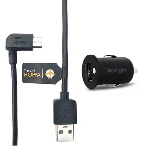 Cargador de coche rápido Tomtom de 2 amperios + cable de sincronización de mapas de datos micro usb de 1,5 m INICIO VIA - Imagen 1 de 4