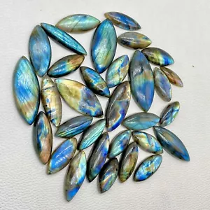 Braccialetto Pietre Preziose Astrologia Sciolte Cabochon Labradorite Marchesa Naturale Creazione - Foto 1 di 5