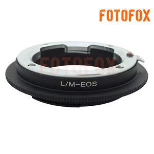 LM-EOS Adapter Ring for Leica M Mount Lens to Canon EOS Camera 7D 5DII 60D 600D - Picture 1 of 5