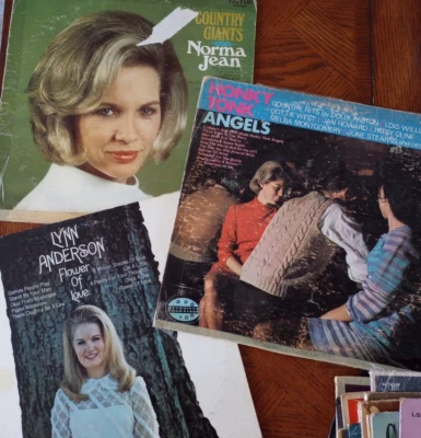 Women of country music 3 LPs Norma Jean Lynn Anderson Dolly Parton Patsy Cline  - Image 1 of 4