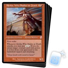 ALESHA, WHO SMILES AT DEATH X4 Time Spiral Remastered Magic MTG MINT CARD
