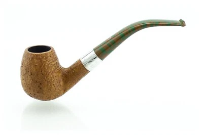 Pipe Ashton Oldchurch XX222 Egg Sandblasted Orange Genuine Silver England - Image 1 of 4