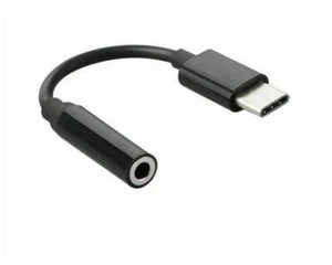 New Samsung Official USB-C to 3.5mm Headphone Jack Adapter OEM Black - Zdjęcie 1 z 1