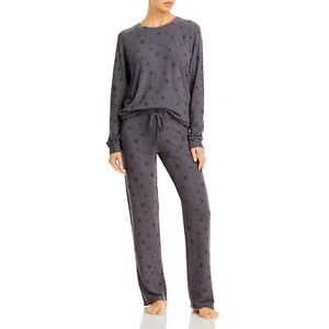 Aqua 289670 Women's Star Print Pajama Set Size Small - Picture 1 of 2