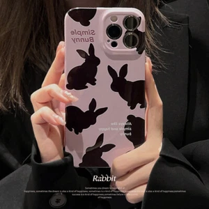 Cute Soft Silicone Case Cover For iPhone 14 Plus 13 12 11 Pro Max Rabbit - Picture 1 of 11