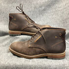 Azkbird Premium Leather Upper Size 11.5 Chukka Boots Coffee Casual Shoes NWB