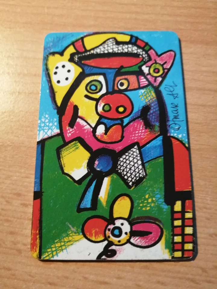 Telefonkarte Die Strenzeichen aus der Sicht von Otmar Alt das Schwein - Bild 1 von 1