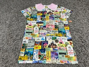 NEW Disneyland Dress Womens Medium Pink Disney100 Mickey Mouse All Over Print - Picture 1 of 7