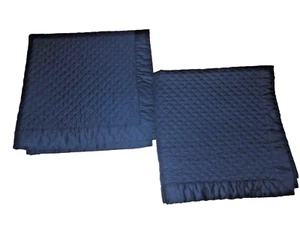 FUNDAS DE ALMOHADA EURO RALPH LAUREN WYATT AZUL MARINO ACOLCHADO DIAMANTE (2) 26 X 26 - Imagen 1 de 7