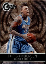 2010-11 Totally Certified Denver Nuggets Basketball Card #93 Chris Andersen/1849