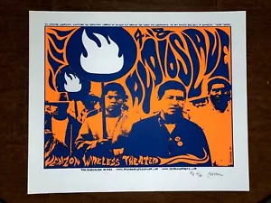 AUDIOSLAVE 2005 Houston Poster AP Signed, #/40 OFFICIAL Print Jermaine Rogers - Picture 1 of 11