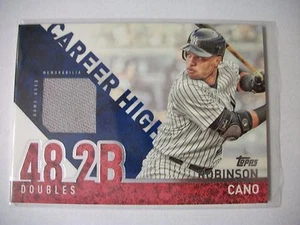 ROBINSON CANO 2015 Topps Career High GU relic #CRH-RC Yankees, Mariners - Picture 1 of 1