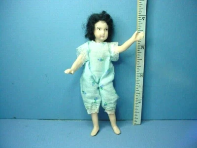 Muñeca miniatura niña casa de muñecas porcelana articulada escala 1/12 REDUCIDA Foto 1 de 4