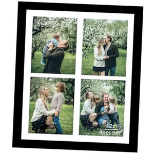 12x16 Picture Frame, 5x7 Collage Frame, Display 4 Pcs 5x7 Photos or 12x16 - Picture 1 of 7