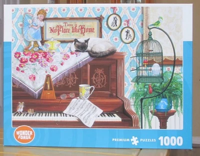 PIANO CAT BY JOELLE McINTYRE - Complete - WONDER FORGE PUZZLE - Image 1 of 2