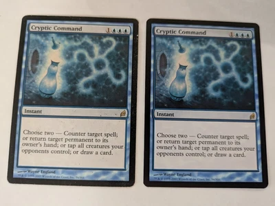 2 Cryptic Command Lorwyn MTG NM Free shipping with tracking - Image 1 of 2