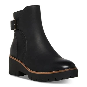 Aqua College Womens Desiree Black Booties Shoes 9.5 Medium (B,M) BHFO 6439 - Picture 1 of 3