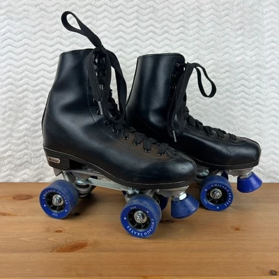 Chicago Classic Roller Skates Mens Black Blue US Size 8 Read... - Image 1 of 4