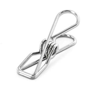 40 Pezzi Spille per Vestiti in Acciaio Inox Clip in Metallo per Appendere Vestiti Lavanderia - Foto 1 di 7