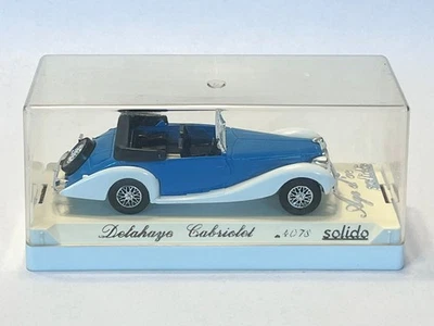 Винтажный кабриолет 1980-х Solido Age D'or 1939 Delahaye 135 M, No4078 - Изображение 1 из 4