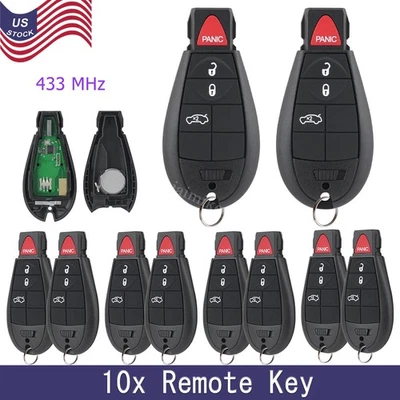 10 For 2008 2009 2010 2011 2012 2013 Dodge Charger Keyless Entry Remote Key Fob - Image 1 of 4