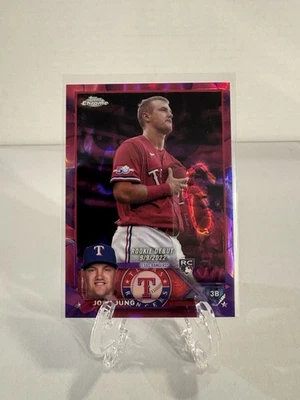 2023 Topps Chrome - Josh Jung #USC51 Magenta & Purple Lava Lamp /299 (Z) - Image 1 of 2