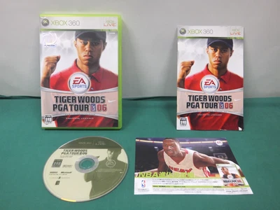 Xbox360 - TIGER WOODS PGA TOUR 06 - included leaflet. JAPAN GAME. XBOX360. 45348 - Image 1 of 4