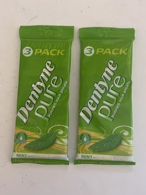 Dentyne Pure Mint w/Melon Accents Sugar Free Gum 6 Packs 9 Pieces Each - Image 1 of 3