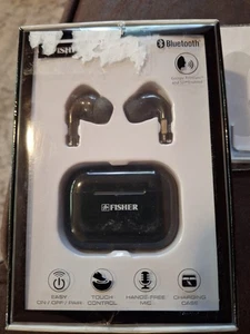 Fisher Vive Sound True Wireless Earbuds Black - Picture 1 of 2