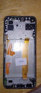 Mittelrahmen Platte für Huawei P40 Lite 5G schwarz - 592 komplett mit Tasten e.c.t. - Bild 1 von 5