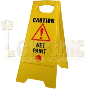 Profi Warnschild A-Rahmen Sicherheitswarnschild Nassfarbe 610x300x30 - Bild 1 von 2