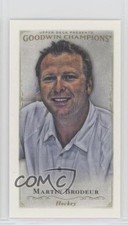 2016 Upper Deck Goodwin Champions Canvas Minis Blank Back Martin Brodeur #9 HOF