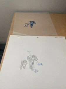 Blurr and Daniel Transformers Original Production Animation Cel G1 The Movie - Picture 1 of 2