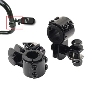 Moto 1 "1.25" Autostrada Barra Pedane Montaggio Morsetti Supporto per Harley - Foto 1 di 12