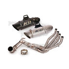 For Kawasaki Z900 Exhaust System Front Pipe Connection 51Mm Muffler Silencer