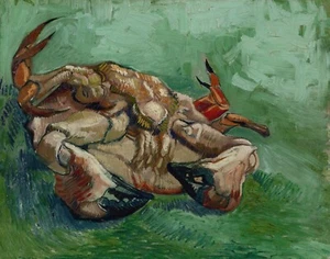 Impresión o lienzo - Cangrejo en su espalda - Por Vincent Van Gogh - Imagen 1 de 1