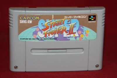 Super Street Fighter II 2 (Super Famicom SFC, 1994) Authentic Game Cartridge - Image 1 of 4