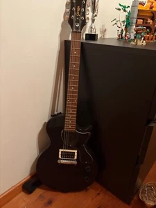 elektrische gitaar Epiphone junior, zwart - Photo 1/6