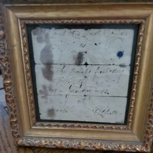 Mourning Boy 1913 Loss Death announcement picture w/ hand written note - Picture 1 of 3