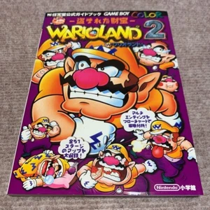 Used Wario Land 2 The Stolen Treasure Nintendo Official Guidebook Game Boy Color - Picture 1 of 12