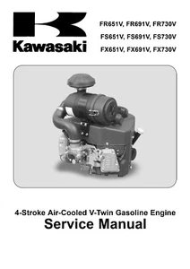 Kawasaki 2009 FS691V FS730V FX651V FX691V FX730V V-Twin Motor Service Manual - Bild 1 von 2
