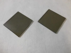 2" x 2" Square Optical Glass Filter Smoke Gray 3mm Thickness (Lot of 2)  - Picture 1 of 4
