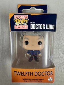 Twelfth Doctor ~ Doctor Who ~ Funko Pocket Pop Keychain ~ BBC Mini Figurine - Picture 1 of 6