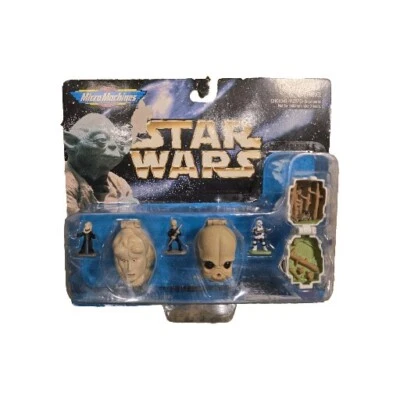Micro Machines Star Wars Head Pods #4 Bib Fortuna Figrin D'an Scout Trooper NEW - Image 1 of 4