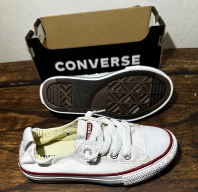 Zapato Deportivo Converse All Star Chuck Taylor Blanco Shoreline Talla 12 Jr Foto 1 de 4